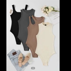 Bundle of 4 bodysuits womens 8/10